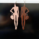 Halloween Brown Skin Long Drop Earrings for Women