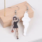 Halloween Bleeding Dress Earrings for Women