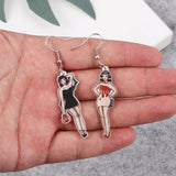 Halloween Bleeding Dress Earrings for Women