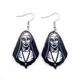 Skull Ghost Film Character Halloween Earrings for Women