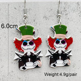 Skull Ghost Film Character Halloween Earrings for Women