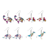 Dinosaur Acrylic Earrings Halloween Kids Jewelry Holiday