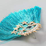 Vintage Evil Star Tassel Earrings for Women