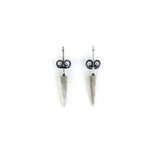 925 Silver Retro Dagger Stud Earring Street Punk Style Ear Pin