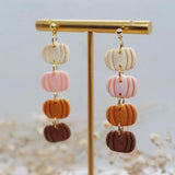 Pumpkin Earrings Mixed Pendant Holiday Jewelry for Women