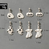 Halloween Ghost Pumpkin Earring Set Gothic Funny Bat Skull Party Jewelry