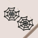Halloween Spider Web Drop Earrings for Teen Girls