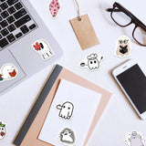 100pcs Halloween Ghost Mini Stickers Scrapbook Notebook DIY School Supplies