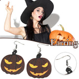 Halloween Pumpkin Drop Earrings - Gift For Girls