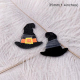 10 Glitter Acrylic Witch Hat Earrings Halloween Party DIY