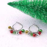 Colorful Bells Earrings for Women Girls Dangle Ear Hook Party Hoop Earrings