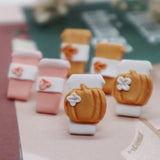 Pumpkin Earrings Thanksgiving Halloween Clay Pendant Holiday Jewelry