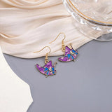 Halloween Pumpkin Charm Earring Cartoon Skull Hook Ghost Piercing Women Jewelry