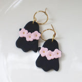 Halloween Flower Ghost Earrings for Women