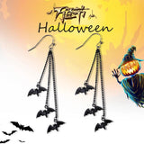 Exaggerate Bat Earrings Evil Fun Creative Alternative Dark Earrings