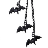 Exaggerate Bat Earrings Evil Fun Creative Alternative Dark Earrings