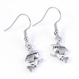 Retro Skeleton Bat Spider Evil Fun Earrings