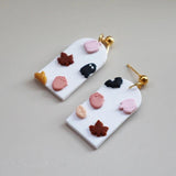 Halloween Pumpkin Earrings Polymer Clay Dangle