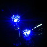 LED Light Bling Studs Earrings Christmas Gift Halloween Party Night Jewelry