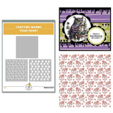 3PCs Halloween Skull Ghosts Stencils DIY Scrapbooking Supplies