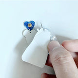 Acrylic Ghost Groom and Bride Charm Earrings for Women