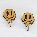 Acrylic Ghost Smiling Face Earrings