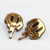 Acrylic Ghost Smiling Face Earrings