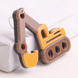 Funny Acrylic Excavator Dangle Earrings for Women