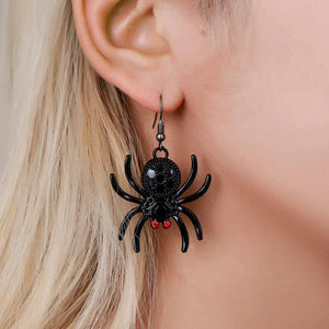 Spider Earrings Exaggerate Animal Earrings Gothic Halloween Jewelry
