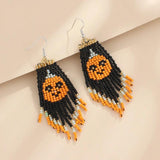 Ghost Earrings Halloween Tassel Earrings Jewelry