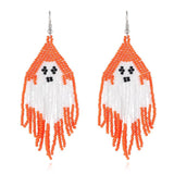 Ghost Earrings Halloween Tassel Earrings Jewelry