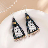 Ghost Earrings Halloween Tassel Earrings Jewelry