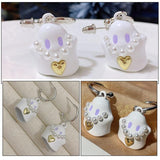 Halloween Ghost Stud Earrings Women Girls Three-dimensional Jewelry
