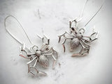 Spider Dangle Earrings Drop Earrings Spider Jewelry Animal Earrings