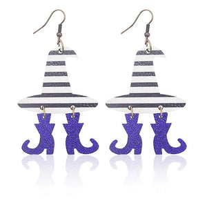 Halloween Frosted Sequin Earrings Set