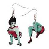 Halloween Sexy Girl Acrylic Tassel Earrings for Women