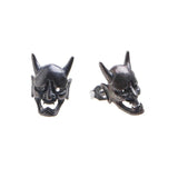 Gothic Devil Mask Skull Halloween Earrings