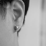 Gothic Devil Mask Skull Halloween Earrings