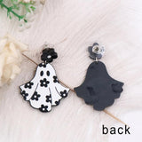 Ghost Halloween Acrylic Earrings For Women