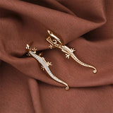 Lizard Earring Autumn Animal Jewelry for Woman Girl