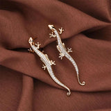 Lizard Earring Autumn Animal Jewelry for Woman Girl