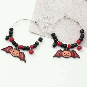 Halloween Bat Ghost Earrings Pumpkin Earings for Women