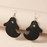 Halloween Acrylic Earrings Spider Ghost Skull Stud Earrings