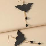 Halloween Acrylic Earrings Spider Ghost Skull Stud Earrings