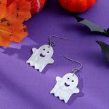Acrylic Halloween Ghost Earrings for Women