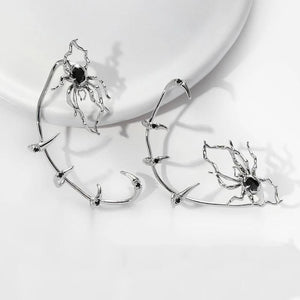 Gothic Spider Ear Clips Women Personality Hip Hop Sexy Ear Cuff