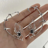 Gothic Spider Ear Clips Women Personality Hip Hop Sexy Ear Cuff