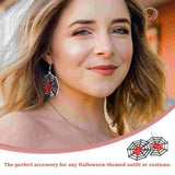 Spider & Web Halloween Ear Dangles Female Earrings
