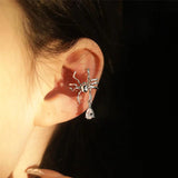 Punk Insect Earrings for Women Hip Hop Spider Ear Clip Studs