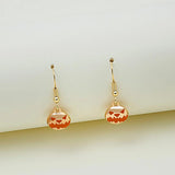 Halloween Pumpkin Head Earrings Dripping Alloy Earrings